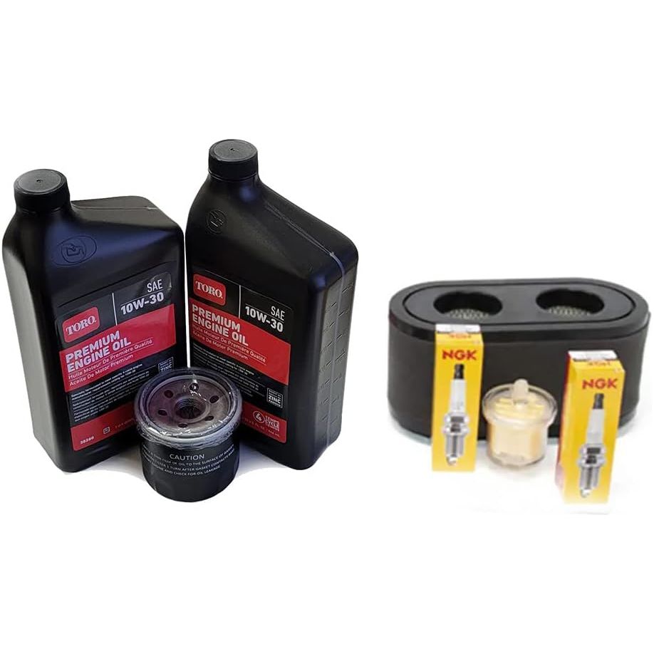 Genuine Toro Tuneup Kit For 42In - 60in TimeCutter Titan and Exmark Quest Radius Riding Mowers with V-Twin 2P77F Engines