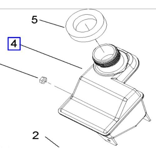 Tanque de gasolina original Toro OEM 105-8952 - 0