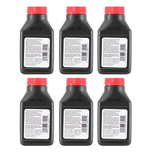 Paquete de 6 aceites originales Toro OEM 38901 para motor de 2 tiempos con estabilizador de combustible, 2.6 oz.