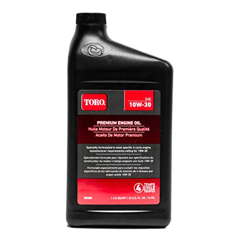 Paquete de 6 aceites originales Toro OEM 38280 10W30 para motor de 4 ciclos, 32 oz. Botella - 0