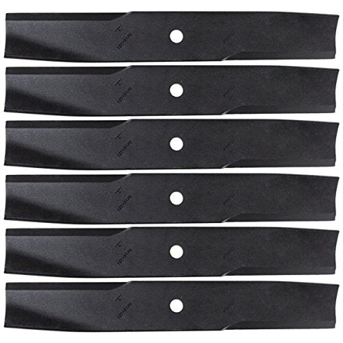 Genuine Toro OEM 6 Pack of 107-3196-03 16.5 Inch Black Rotary Recycler Blades