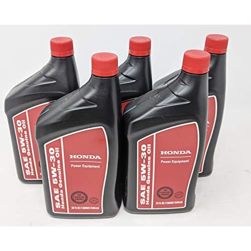 Honda OEM 5 paquetes de 08207-5W30 ACEITE, MOTOR (5W30)