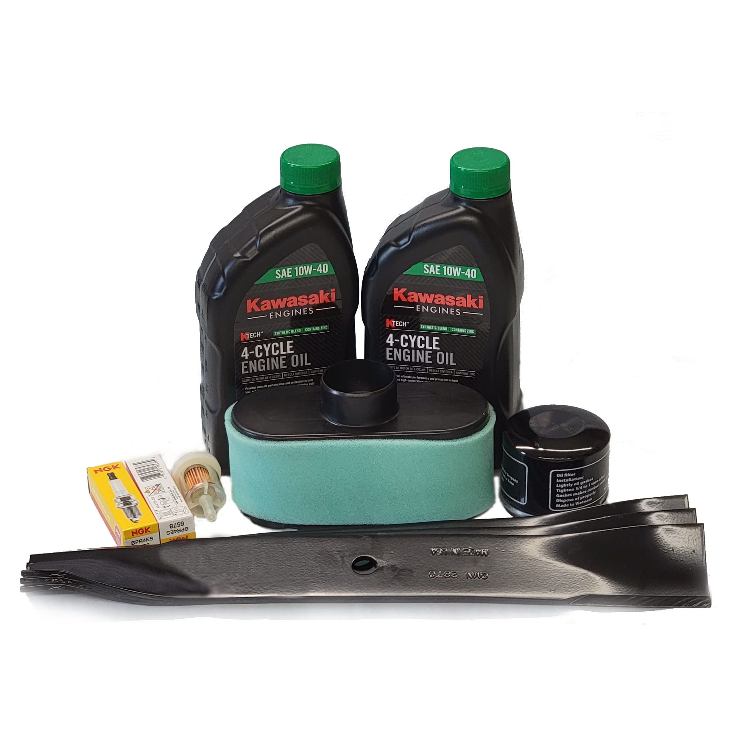 Blade and Tuneup Kit For 50in Toro TimeCutters SS & MX with Kawasaki V-Twin FR651V Engines