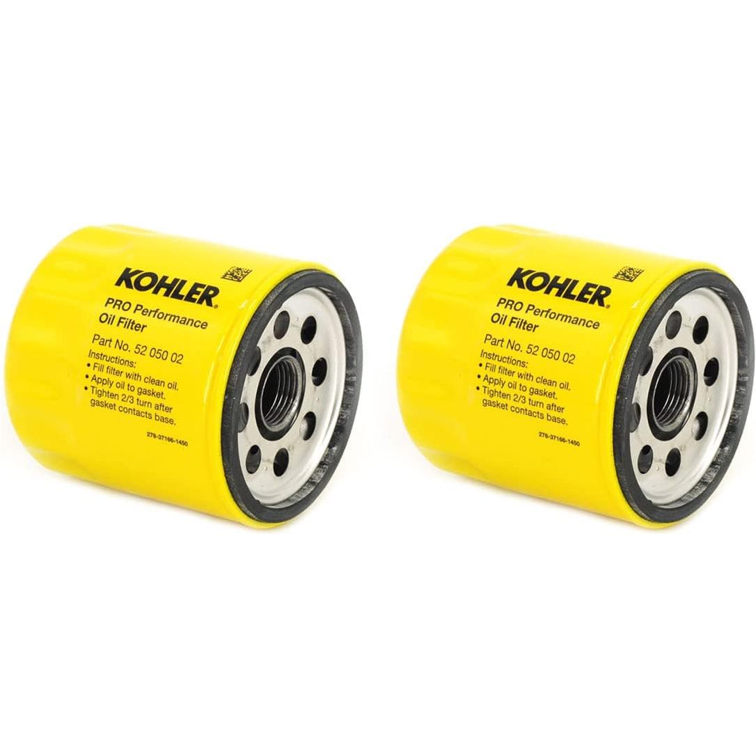 Kohler OEM 2 paquetes de 52 050 02-S FILTRO DE ACEITE