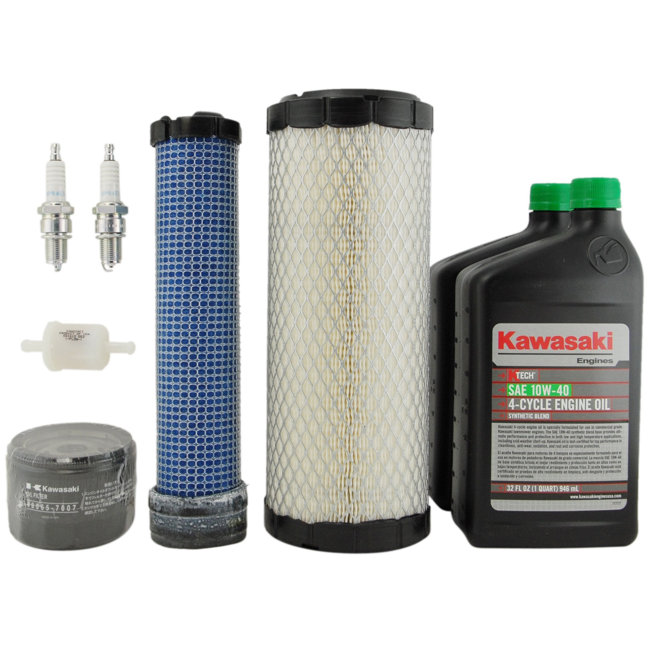 Kit de puesta a punto original Kawasaki para motores FX651V (20,5 hp), FX691V (22 hp), FX730V (23,5 hp)