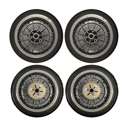 Genuine Toro Wheel Kit For Older Toro 21in Super Recyclers Contains Qty (2) 98-7130 Wheel, Qty (2) 98-7135 Wheel