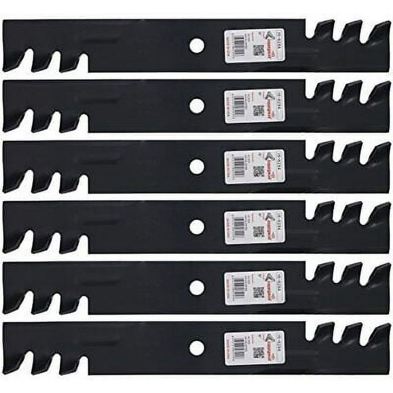 6 Pack of Rotary Copperhead UNIVERSAL MULCHING BLADE 18" X 5/8"  Compatible with : 32022,  11211102, 105-7781-03, PL4206,  363291, 103-6584