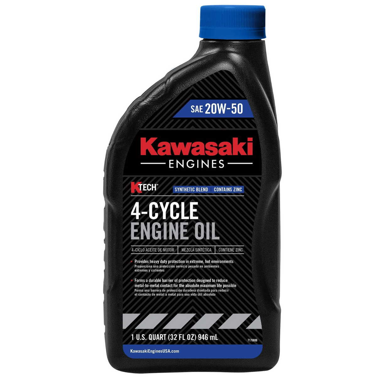 Kawasaki OEM 99969-6298 OIL:4 CYL 20W50 1QT