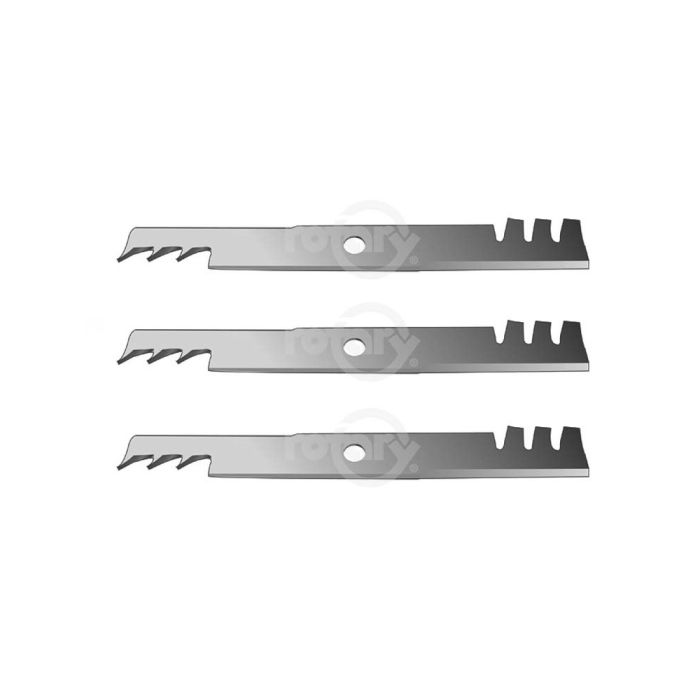 3 Pack of Rotary BLADE 20-1/2" X 15/16" EXMARK COMMERCIAL MULCHER  Compatible with : 103-6393, 103-6398, 103-6398-S, 116-5174, 1165174S, 116-5174-S
