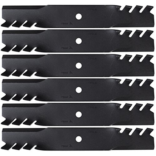 Genuine Toro OEM 6 Pack of 107-3195-03 16.5" Black Atomic Rotary Blades