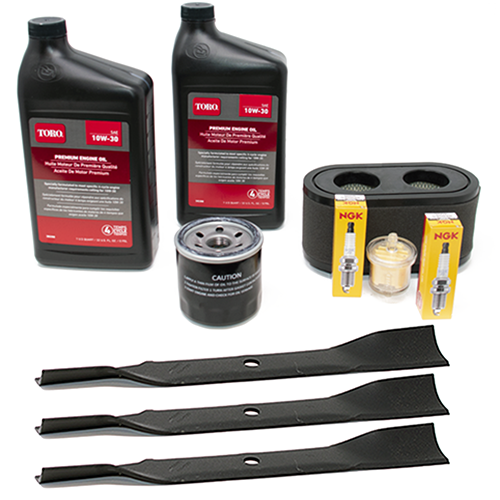 Genuine Toro Blade and Tuneup Kit For Toro 50" TimeCutter SS, SW & SWX V-Twin Engines